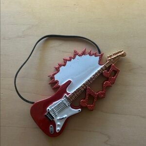 Electric Guitar Christmas Ornament Music Instrument